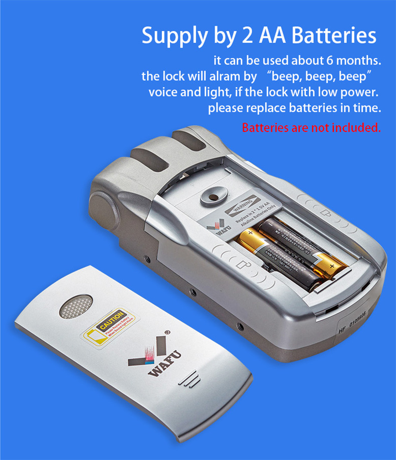 AA battery power & low-battery reminder