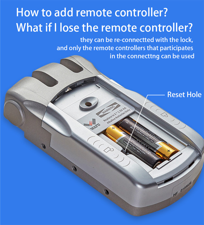 Remote pairing and reset instructions