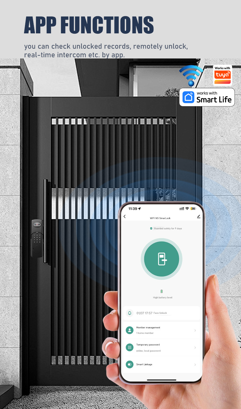 Full-auto lock body - auto lock on close