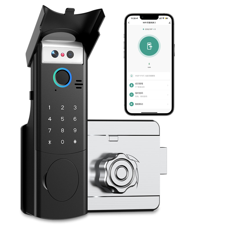 Dual cameras + doorbell video intercom