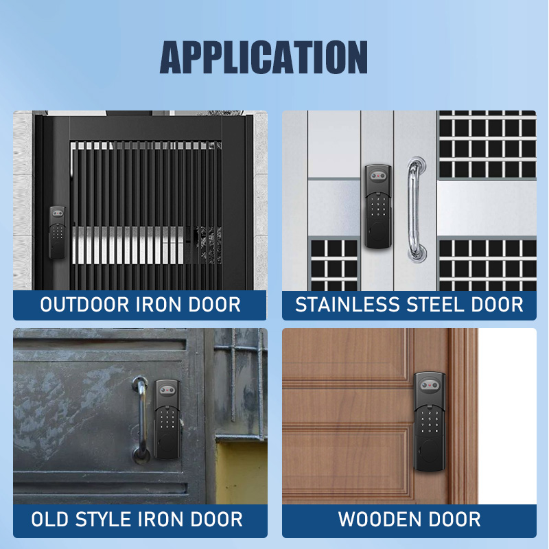 WF-014 3D Face Peephole Smart Lock
