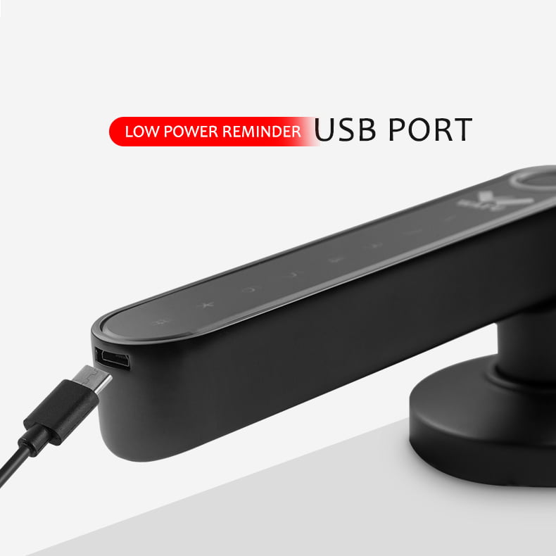 WF-016 low-battery reminder & USB emergency power port