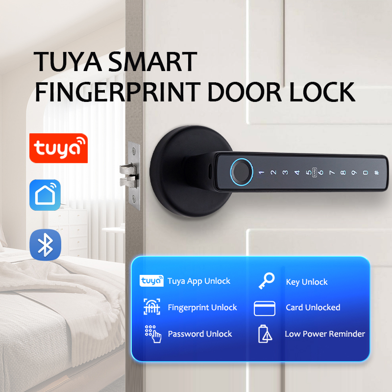 WF-F6 Tuya fingerprint lock five-in-one features