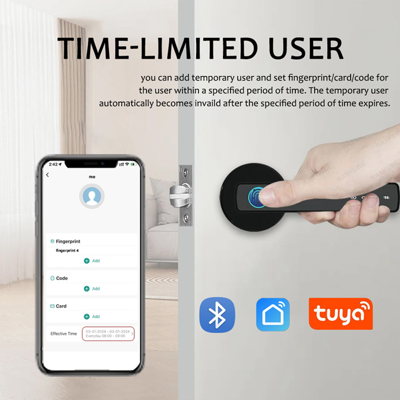 WF-F6 time-limited user fingerprint/card/password