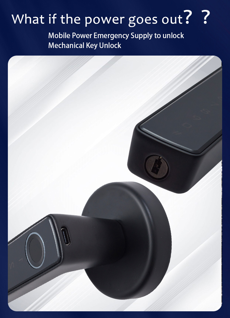 WF-F6 mechanical key + Type-C emergency