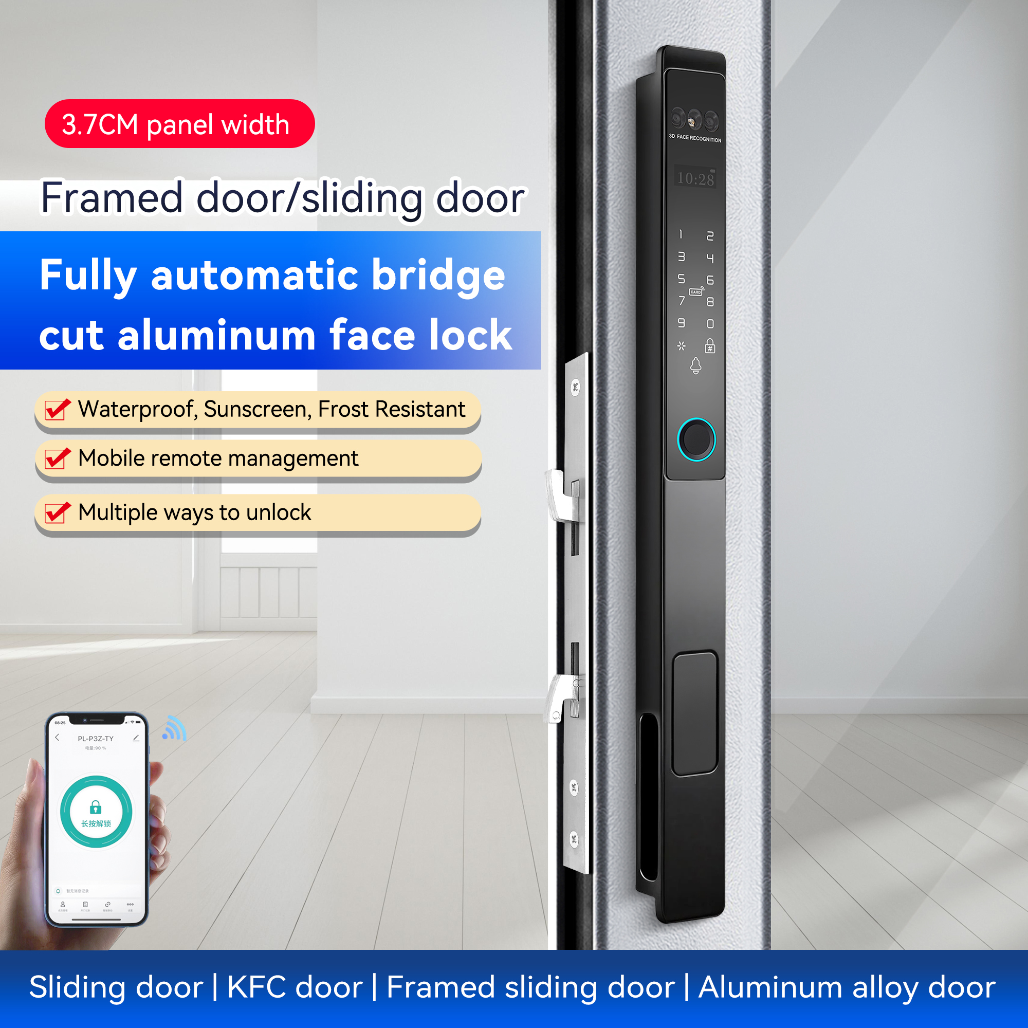 WAFU H2 front view - Face + Palm Vein Recognition