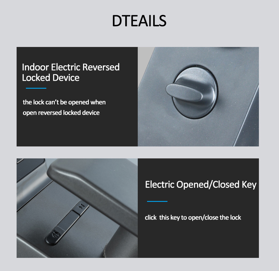 WF-MY4 indoor deadbolt button & electric open/close lock