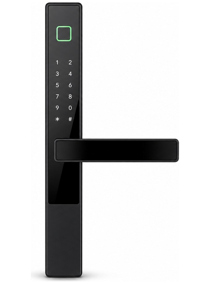 WF-V2 aluminum panel smart lock appearance
