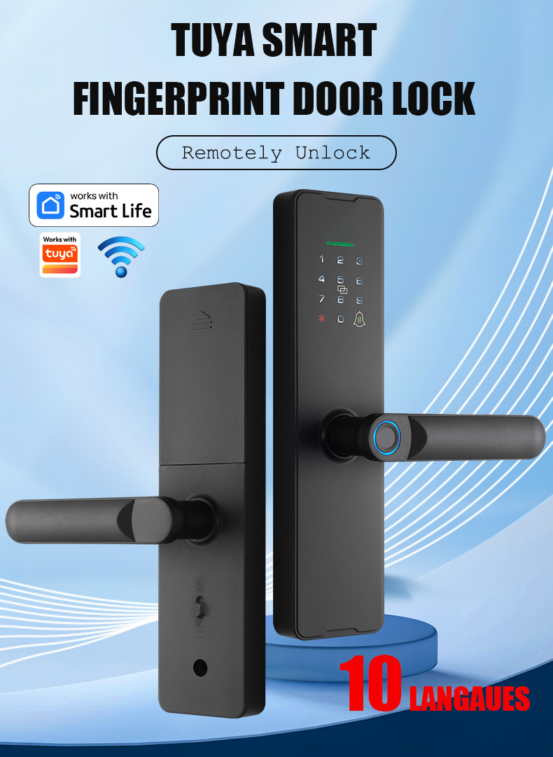 WF-X8 Tuya fingerprint lock remote unlock