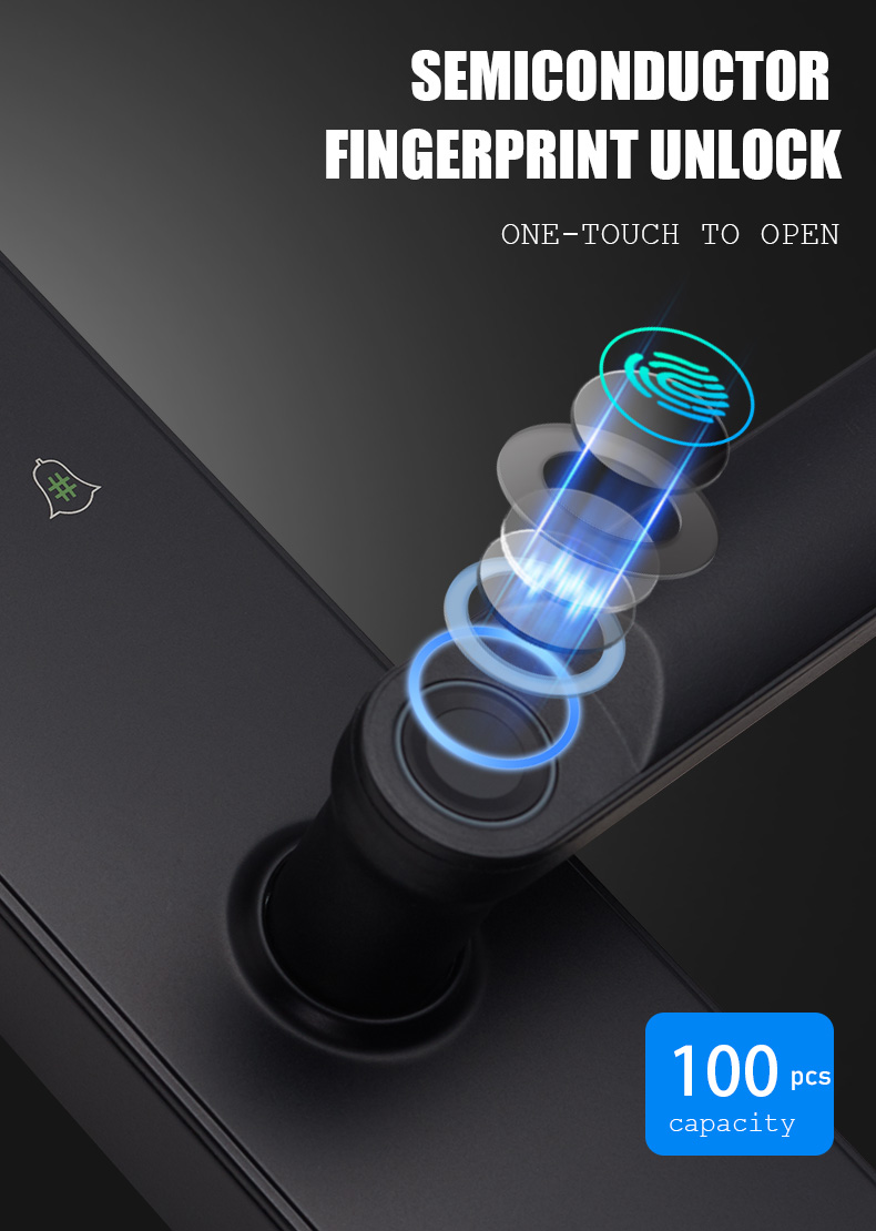 WF-X8 semiconductor fingerprint 100 fingerprints capacity