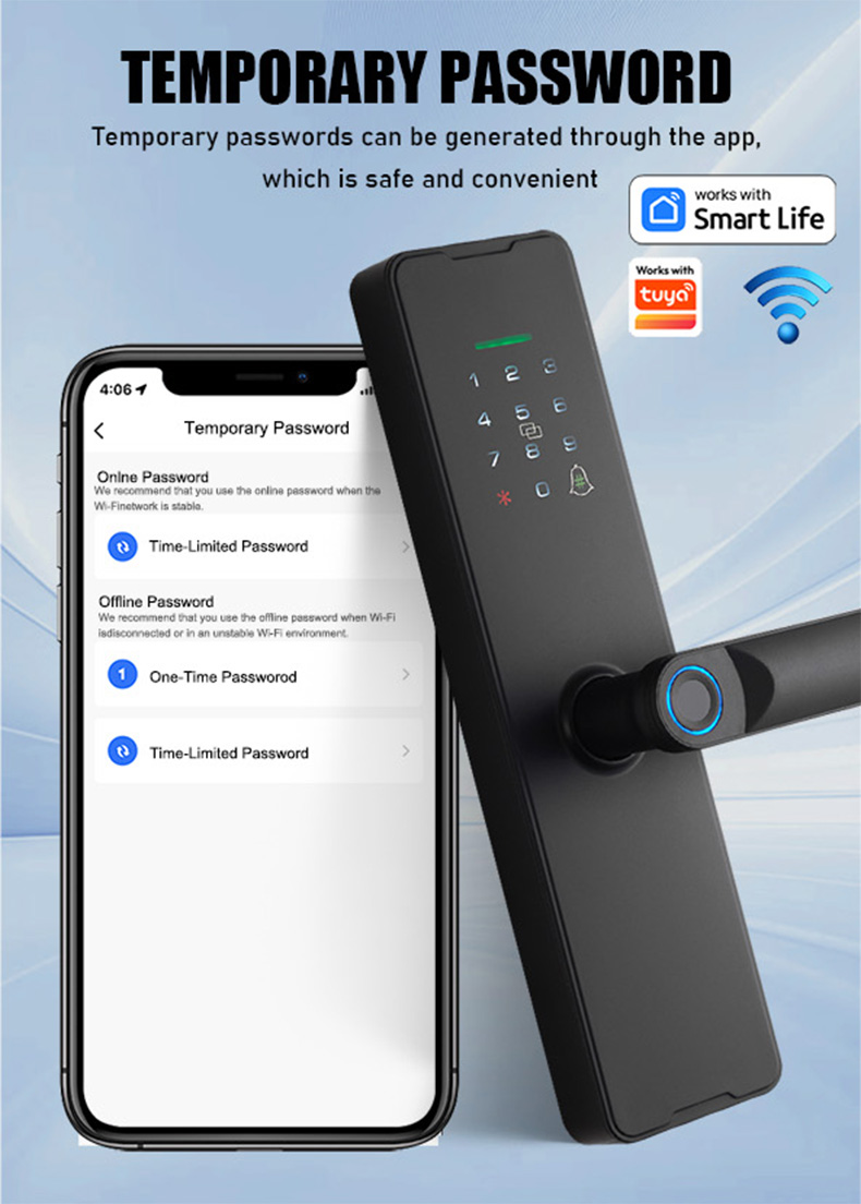 WF-X8 temporary password online/offline/one-time/time-limited