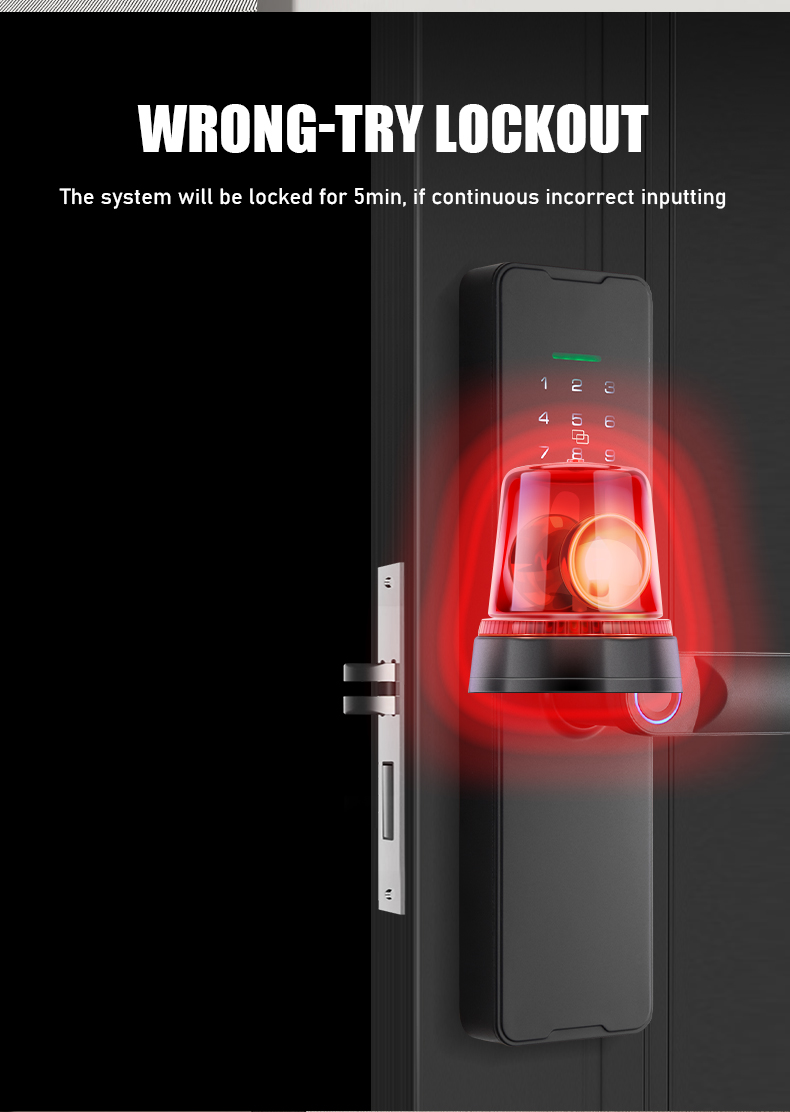 WF-X8 wrong-try 5-minute lockout