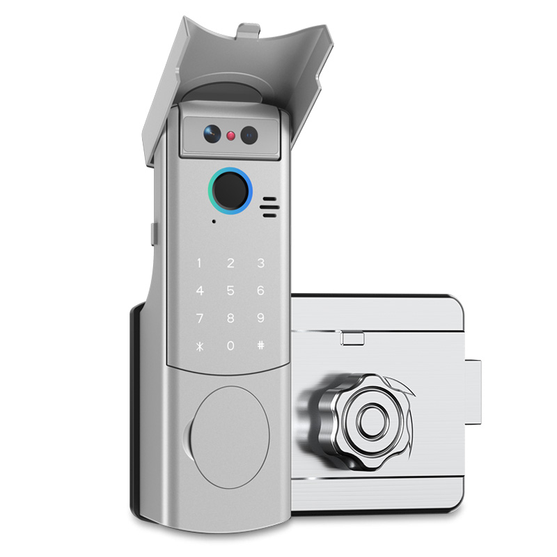 WF-014 3D Face Peephole Smart Lock - Front HD