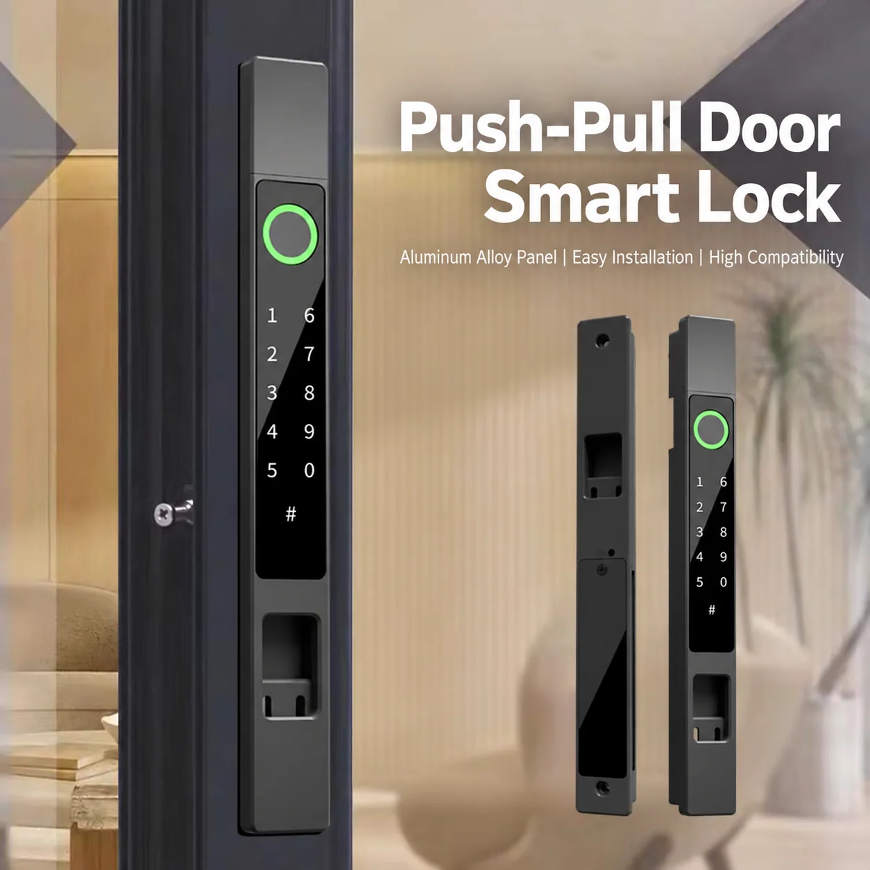 WAFU N1 smart sliding door lock product image 2