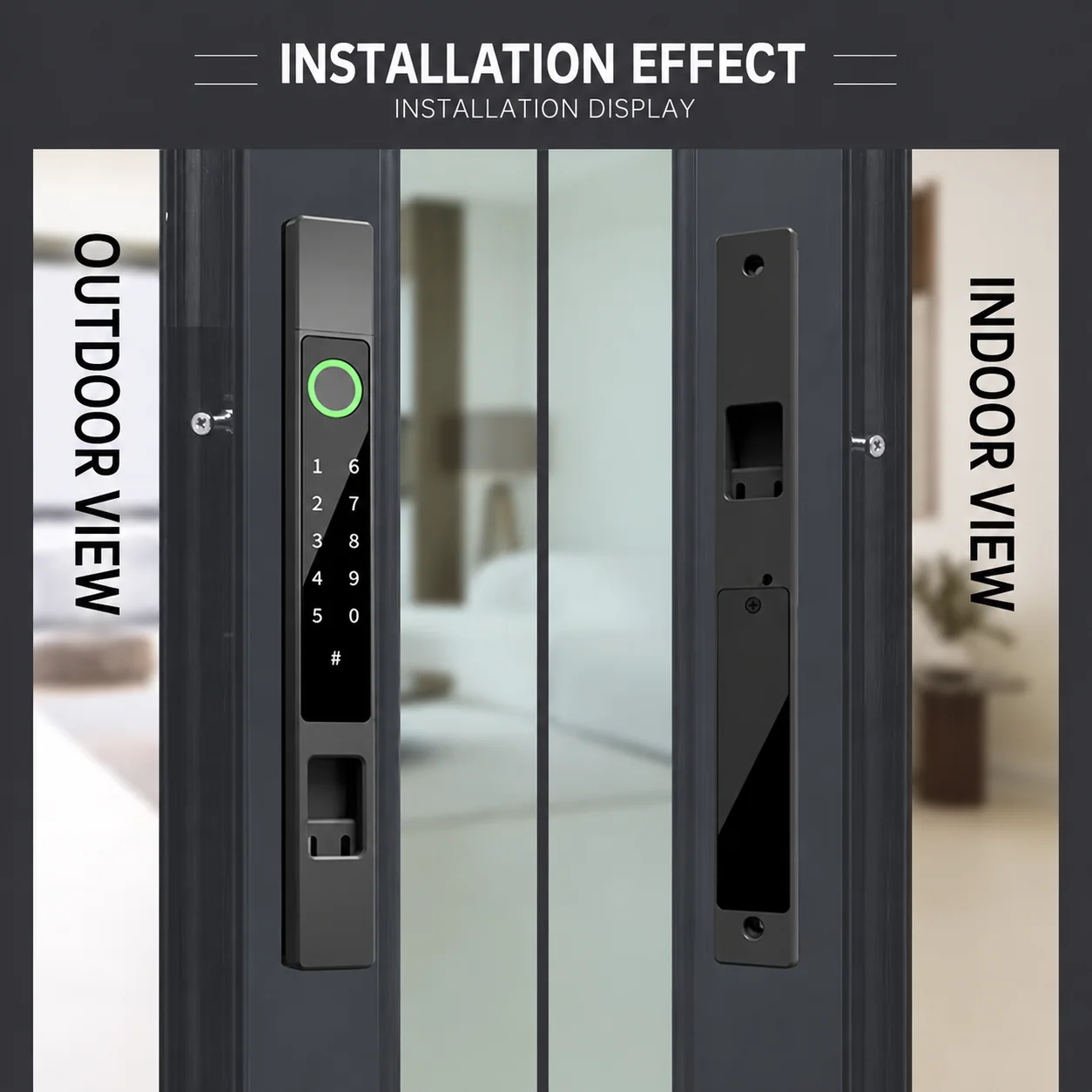 WAFU N1 smart sliding door lock product image 3