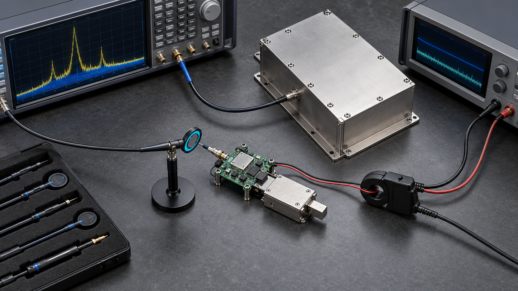 Closed-enclosure RF validation panel
